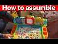 Touch and learn Activity Desk Deluxe from Vtech unBoxing how to assemble