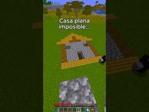 Cuando tu AMIGO construye la CASA en Minecraft #minecraft #shorts