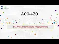 A00-420 SAS Viya Intermediate Programming Exam Questions