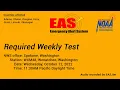 EAS NWR Required Weekly Test - Oct 12 2022