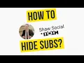 How to Hide Subscribers on YOUTUBE