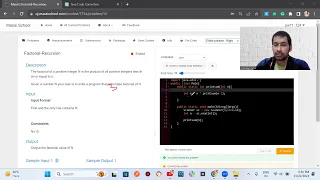 Factorial-Recursion in java