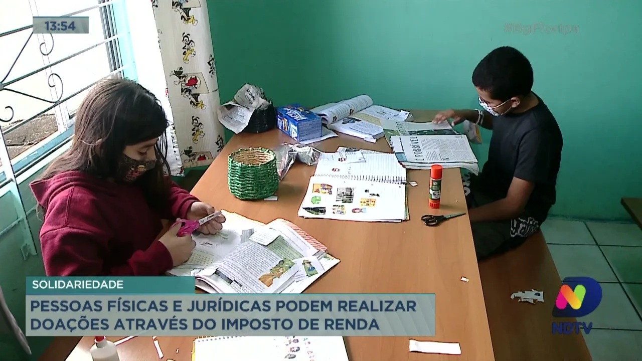 Pessoas físicas e jurídicas podem realizar doações através do imposto de renda