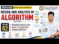 DAA2 Design And Analysis of Algorithms Introduction to DAA What is Algorithm Characteristic