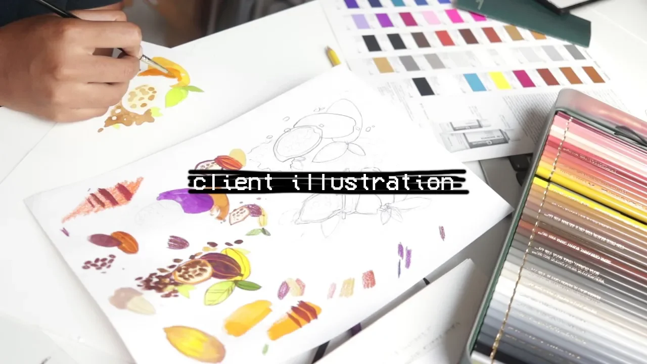 Creating a Client Illustration From Start To Finish · Behind the Scenes · ad