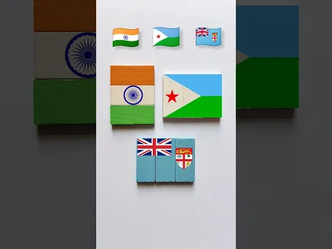🇮🇳🇩🇯🇫🇯, Jana Gana Mana ❤️, Flag Art #shorts #art #viral #flag #india #diy