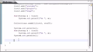 Intermediate Java Tutorial 13 frequency disjoint YouTube