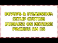 DevOps SysAdmins Setup custom domains on reverse proxies on IIS