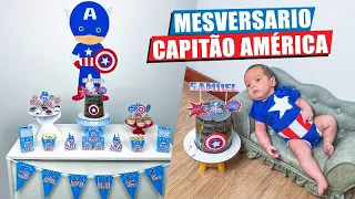 Festa Capitão América 💥 2º Mêsversário do Samuka #Festadiycasa