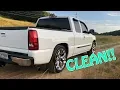 2006 GMC SIERRA LOWERED DROP 22 SNOWFLAKES