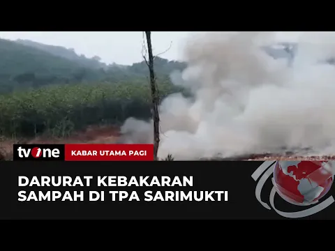 Kebakaran Sampah di TPA Sarimukti Ganggu Aktivitas Warga
