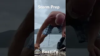 Filling sandbags #island #digitalnomad #adventure