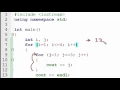 27 Nested For Loop in C Hindi
