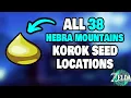 ALL 38 Hebra Mountains Korok Seed Locations in Zelda Tears of the Kingdom STEP-BY-STEP
