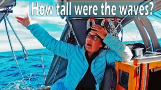 Sailing in strong wind and building seas!