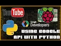 Data from YouTube API using Python Software Pi