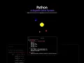 Orbit the Sun A Pygame Solar System Python Pygame