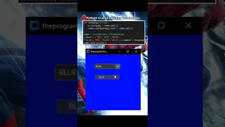 Combobox in Python Customtkinter Pawansrikanth - 2005