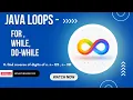 JAVA for loop program to find reverse of digits of n n 123 n 321