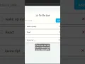 To-do Web app using React Tailwind CSS Check out Full on my YouTube channel