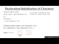 220 Declaring and Initializing char in Java Programming Hindi