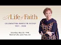 A Life Of Faith Celebrating Marilyn Hickey 1931-2026