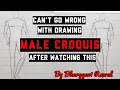 CAN T GO WRONG WITH DRAWING MALE CROQUIS - FASHION ILLUSTRATION TUTORIALS