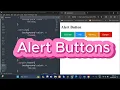 How to make Alert Button using HTML and CSS