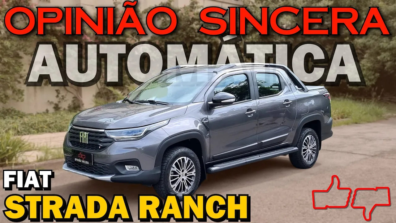 FIAT Strada Ranch 2023 - Picape automática CVT: Detalhes, história, curiosidades, problemas, consumo