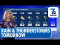 Rain and Thunderstorms Expected Tomorrow in Buffalo Area