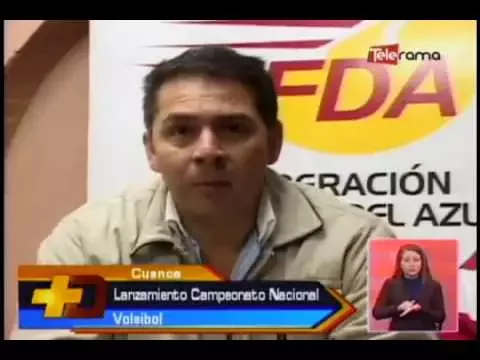 Lanzamiento campeonato nacional voleibol