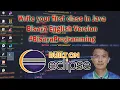 Write your First Class in Java using Eclipse IDE - Bisaya Programming