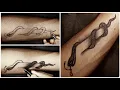 Making a simple snake tattoo Tattoo make with pen Diy beautiful tattoo design