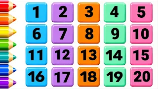 Counting songs for preschool | One two three | 123 numbers #numbersong