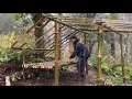 Lagu Bushcraft Trip in Heavy Rain || Building Hut in Heavy Rain with Grandpa