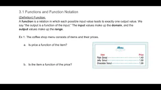 3 1 Functions and Function Notation