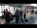 Lagu Singer spontaneously joins Band at Staten Island Ferry Terminal, NYC