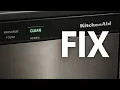 How To Fix KitchenAid Dishwasher Clean Light Blinking