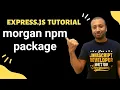 express js bangla tutorial 21 morgan npm package HTTP request logger