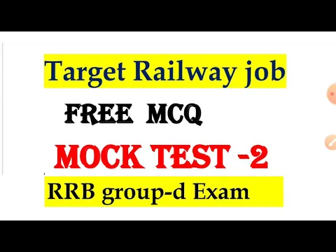 Download MP3 Railway group-d free mock test in Bengali /RRB group-d Mock test 2/RRB group-d exam 2021