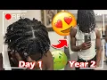 My Dreadlock Journey 1 Year Transformation CRAZY GROWTH