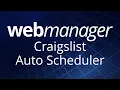 Craigslist Auto Scheduler WebManager