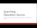 Education Source Database Search