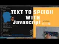 ASMR Coding - JavaScript Text-to-Speech