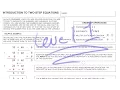 Help for Introduction to Two Step Equations Worksheet - Level 1