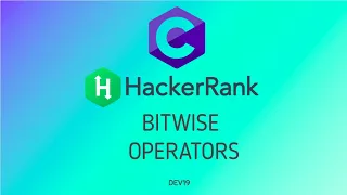 9 Bitwise Operators Hackerrank C Solutions