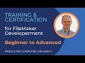 FileMaker Training Certification Program - Productive Computing University