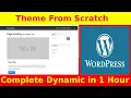Complete Wordpress Theme From Scratch 2020 - With Source Code