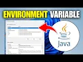 How To Set Java Environment Variables In Windows 11