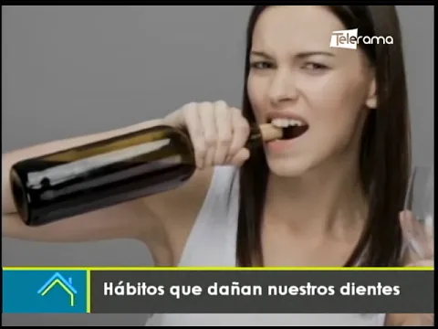 Hábitos que dañan nuestros dientes